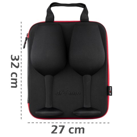 Etui z kieliszkami diVinto Diamond XXL Walentynki Etui z kieliszkami diVinto Diamond XXL Walentynki