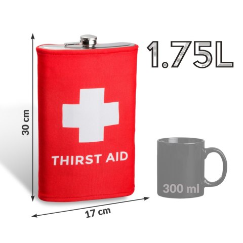 Gigantyczna Piersiówka Thirst Aid pierwsza pomoc Gigantyczna Piersiówka Thirst Aid pierwsza pomoc