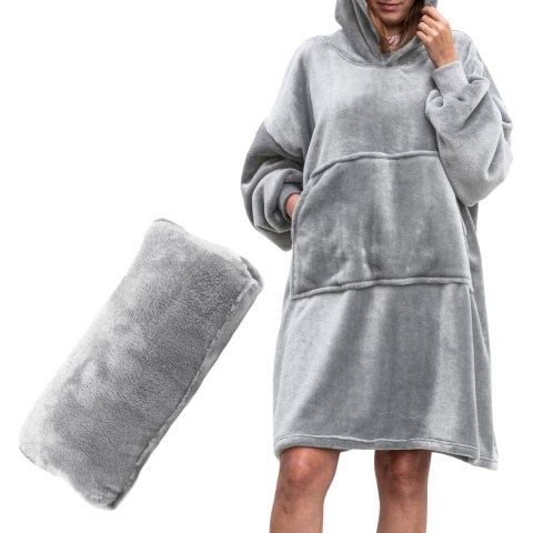 Bluzair Bluza Koc z Kapturem XXL Ciepła Hoodie 4w1 Bluzair Bluza Koc z Kapturem XXL Ciepła Hoodie 4w1