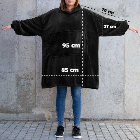Bluzair Koco Bluza Oversize z Kapturem Polska 4w1 Bluzair Koco Bluza Oversize z Kapturem Polska 4w1