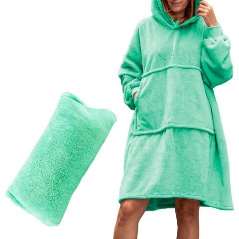 Bluzair Koco Bluza Oversize z Kapturem Polska XXL Bluzair Koco Bluza Oversize z Kapturem Polska XXL