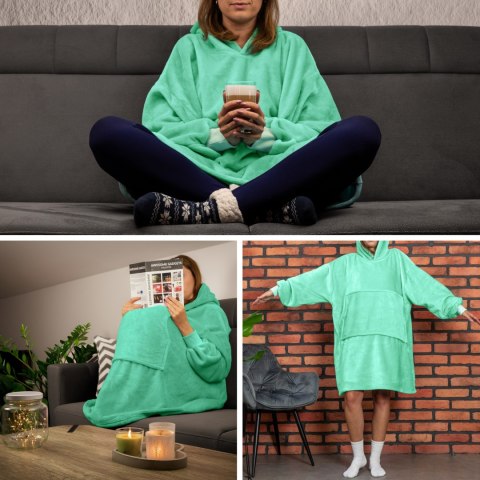 Bluzair Koco Bluza Oversize z Kapturem Polska XXL Bluzair Koco Bluza Oversize z Kapturem Polska XXL