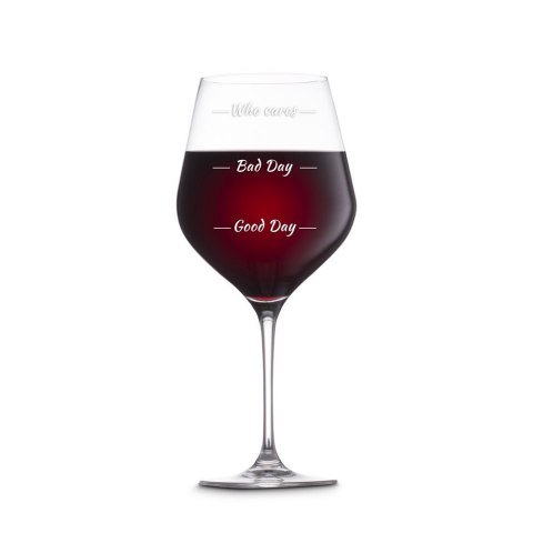 Etui na wino z kieliszkami pary dwojga Who cares Etui na wino z kieliszkami pary dwojga Who cares