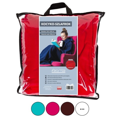 Kocyko - Szlafrok Wrzos koc z rękawami fioletowy Kocyko - Szlafrok Wrzos koc z rękawami fioletowy