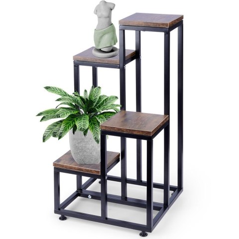 Kwietnik metalowy 4-poziomowy 69 cm Kwietnik metalowy 4-poziomowy 69 cm