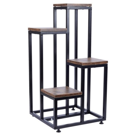 Kwietnik metalowy 4-poziomowy 69 cm Kwietnik metalowy 4-poziomowy 69 cm