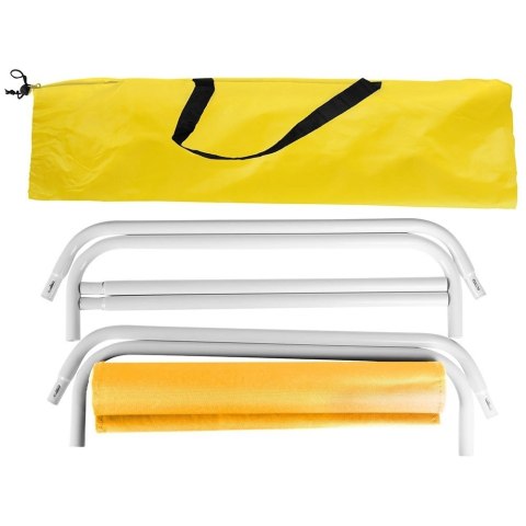 Leżak Plażowy Składany Metalowy z Torbą Transportową VILDE 86 x 51,5 cm Leżak Plażowy Składany Metalowy z Torbą Transportową VILDE 86 x 51,5 cm