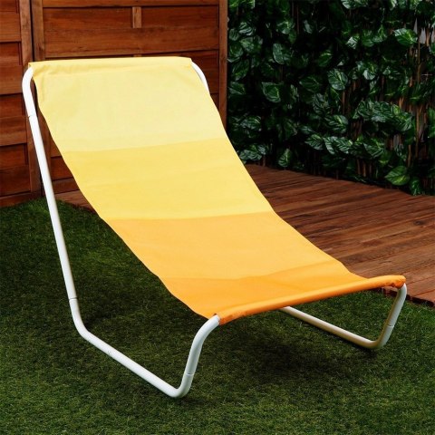 Leżak Plażowy Składany Metalowy z Torbą Transportową VILDE 86 x 51,5 cm Leżak Plażowy Składany Metalowy z Torbą Transportową VILDE 86 x 51,5 cm