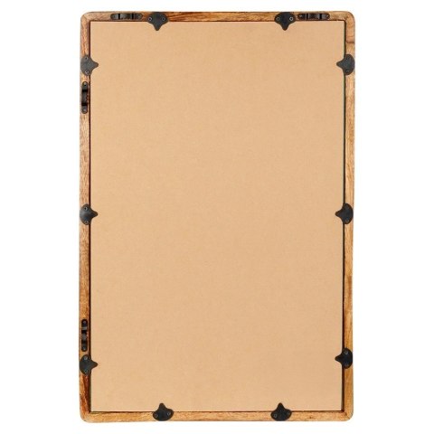 Lustro Ścienne Drewniane Prostokątne Wiszące Dekoracyjne VILDE 40 x 60 cm Lustro Ścienne Drewniane Prostokątne Wiszące Dekoracyjne VILDE 40 x 60 cm