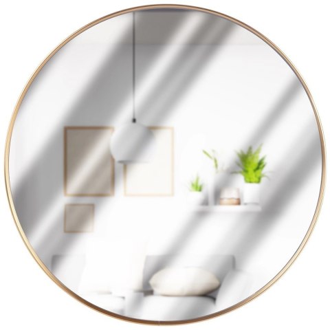 Lustro ścienne złote okrągłe 40 cm Lustro ścienne złote okrągłe 40 cm