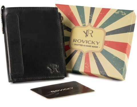 Duży portfel w stylu retro z dwiema kieszeniami na monety - Rovicky Duży portfel w stylu retro z dwiema kieszeniami na monety - Rovicky