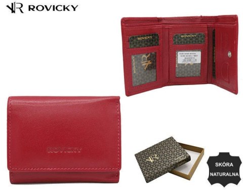 Skórzany portfel z zewnętrzną portmonetką - Rovicky Skórzany portfel z zewnętrzną portmonetką - Rovicky
