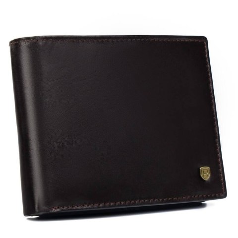Klasyczny skórzany portfel z systemem RFID Protect - Rovicky Klasyczny skórzany portfel z systemem RFID Protect - Rovicky