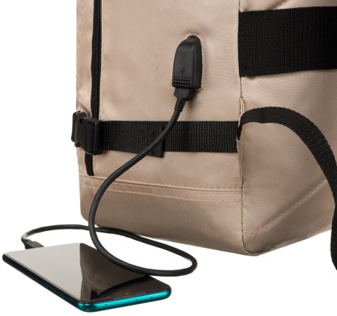 Pojemny, podróżny plecak kabinowy z portem USB - Peterson Pojemny, podróżny plecak kabinowy z portem USB - Peterson