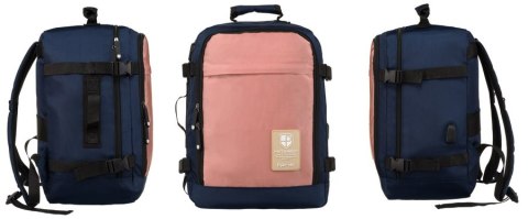 Pojemny, podróżny plecak kabinowy z portem USB - Peterson Pojemny, podróżny plecak kabinowy z portem USB - Peterson