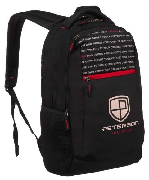 Sportowy, pojemny plecak z poliestru - Peterson Sportowy, pojemny plecak z poliestru - Peterson