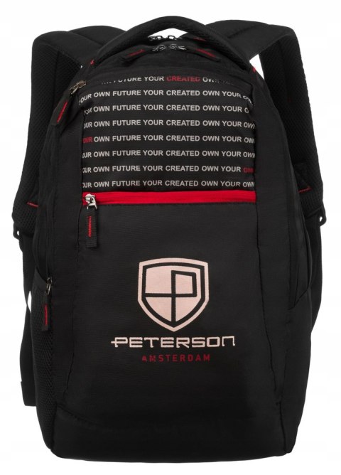Sportowy, pojemny plecak z poliestru - Peterson Sportowy, pojemny plecak z poliestru - Peterson