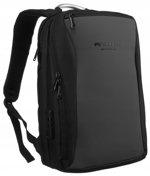 Duży, pojemny plecak z portem USB i miejscem na laptopa - Peterson Duży, pojemny plecak z portem USB i miejscem na laptopa - Peterson