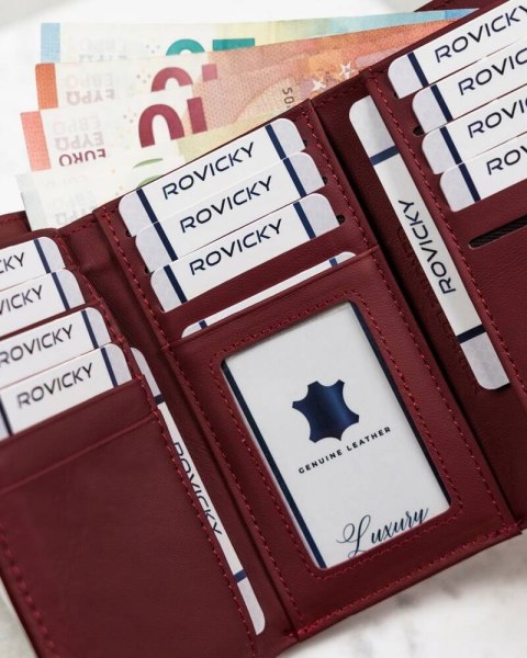 Elegancki portfel damski z lakierowanej skóry naturalnej - 4U Cavaldi Elegancki portfel damski z lakierowanej skóry naturalnej - 4U Cavaldi