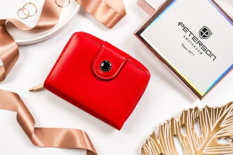 Elegancki portfel damski ze skóry ekologicznej - Peterson Elegancki portfel damski ze skóry ekologicznej - Peterson