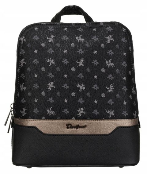 Elegancki plecaczek damski ze skóry ekologicznej - David Jones Elegancki plecaczek damski ze skóry ekologicznej - David Jones