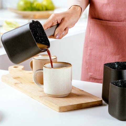 Nieprzywierający Tygielek do Parzenia Kawy po Turecku Granitowy NAVA 750 ml Nieprzywierający Tygielek do Parzenia Kawy po Turecku Granitowy NAVA 750 ml