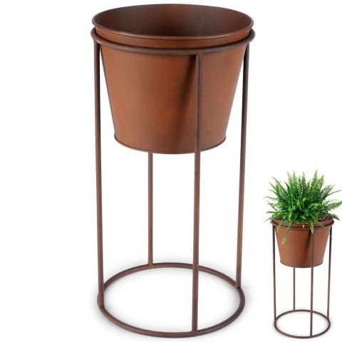 Osłonka na doniczkę na stojaku metalowa 44 cm Osłonka na doniczkę na stojaku metalowa 44 cm