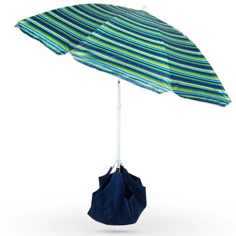 Parasol Plażowy z Podstawą Stojakiem Regulowany VILDE 147 cm Parasol Plażowy z Podstawą Stojakiem Regulowany VILDE 147 cm