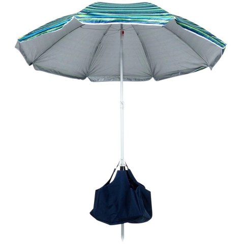Parasol Plażowy z Podstawą Stojakiem Regulowany VILDE 147 cm Parasol Plażowy z Podstawą Stojakiem Regulowany VILDE 147 cm