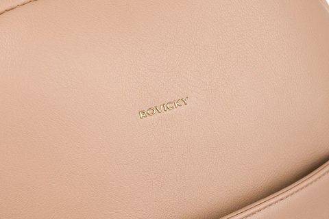 Duży plecak damski ze skóry ekologicznej - Rovicky Duży plecak damski ze skóry ekologicznej - Rovicky