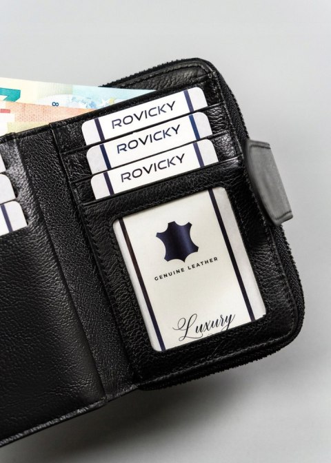 Pionowy, klasyczny portfel damski ze skóry naturalnej - 4U Cavaldi Pionowy, klasyczny portfel damski ze skóry naturalnej - 4U Cavaldi