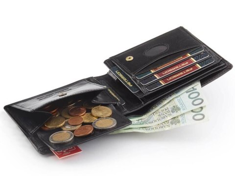 Skórzany, średni portfel męski z systemem RFID - Peterson Skórzany, średni portfel męski z systemem RFID - Peterson