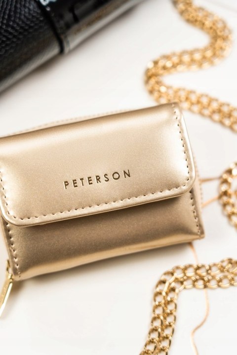 Elegancki portfel damski z lakierowanej skóry ekologicznej - Peterson Elegancki portfel damski z lakierowanej skóry ekologicznej - Peterson
