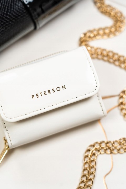 Elegancki portfel damski z lakierowanej skóry ekologicznej - Peterson Elegancki portfel damski z lakierowanej skóry ekologicznej - Peterson