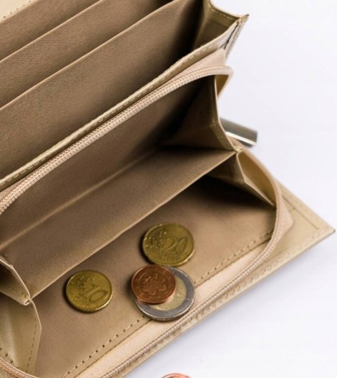 Duży, skórzany portfel damski z systemem RFID - Rovicky Duży, skórzany portfel damski z systemem RFID - Rovicky