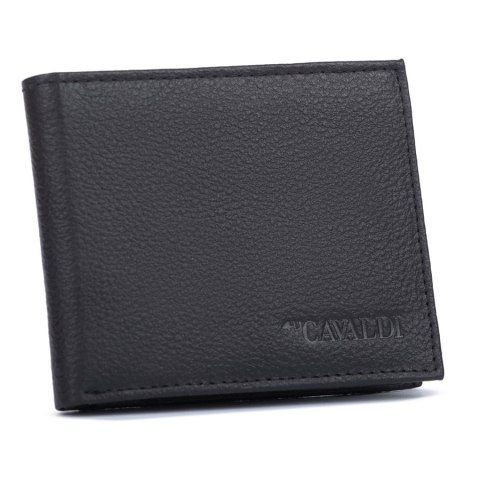 Mały, skórzany portfel męski z systemem RFID - 4U Cavaldi Mały, skórzany portfel męski z systemem RFID - 4U Cavaldi