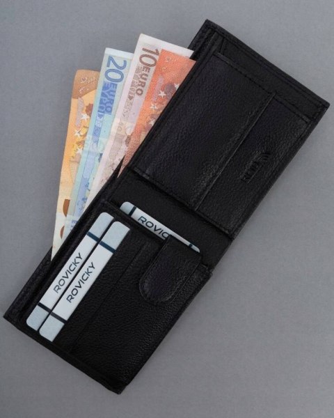 Mały, skórzany portfel męski z systemem RFID - 4U Cavaldi Mały, skórzany portfel męski z systemem RFID - 4U Cavaldi