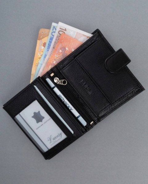Skórzany portfel męski z systemem RFID - 4U Cavaldi Skórzany portfel męski z systemem RFID - 4U Cavaldi