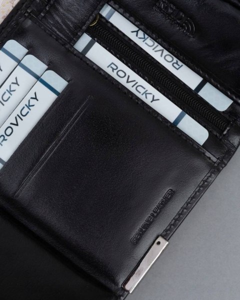 Duży, skórzany portfel męski z systemem RFID - Ronaldo Duży, skórzany portfel męski z systemem RFID - Ronaldo