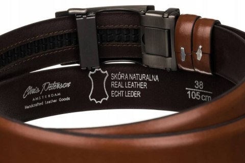 Elegancki pasek męski z klamrą automatyczną - Peterson Elegancki pasek męski z klamrą automatyczną - Peterson
