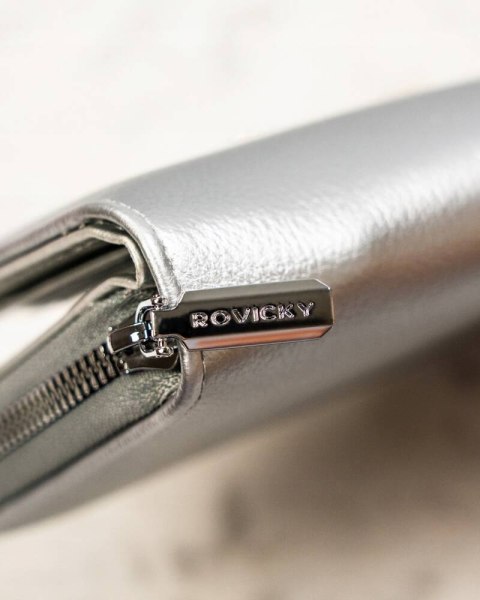 Elegancki portfel damski ze skóry ekologicznej - Rovicky Elegancki portfel damski ze skóry ekologicznej - Rovicky
