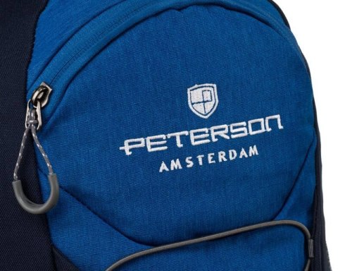 Niebieski plecak trekkingowy z wygodnymi szelkami - Peterson Niebieski plecak trekkingowy z wygodnymi szelkami - Peterson