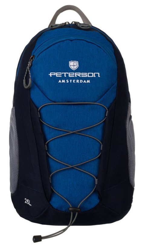 Niebieski plecak trekkingowy z wygodnymi szelkami - Peterson Niebieski plecak trekkingowy z wygodnymi szelkami - Peterson