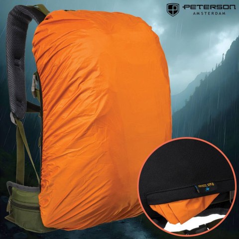 Sportowy plecak turystyczny Adventure zielony z gwizdkiem ratunkowym - Peterson Sportowy plecak turystyczny Adventure zielony z gwizdkiem ratunkowym - Peterson