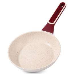 Patelnia Granitowa Indukcja Gaz Nieprzywierająca Solidna TERRESTRIAL 20 cm