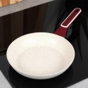 Patelnia Granitowa Indukcja Gaz Nieprzywierająca Solidna TERRESTRIAL 24 cm