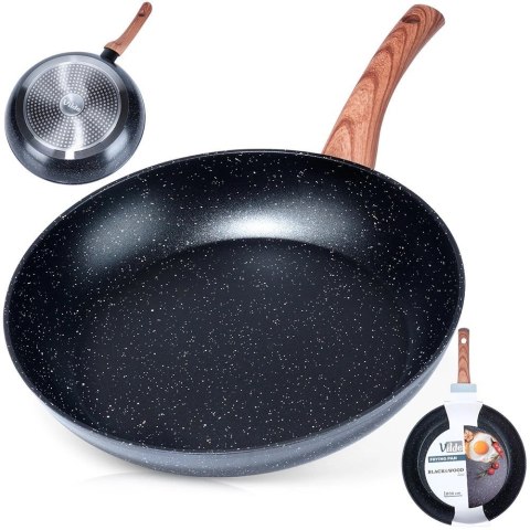 Patelnia Indukcja na Gaz Granitowa Nieprzywierająca Solidna VILDE 30 cm Patelnia Indukcja na Gaz Granitowa Nieprzywierająca Solidna VILDE 30 cm
