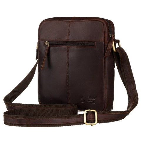 Torba damska listonoszka crossbody ze skóry naturalnej - Peterson Torba damska listonoszka crossbody ze skóry naturalnej - Peterson