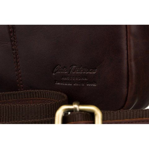 Torba damska listonoszka crossbody ze skóry naturalnej - Peterson Torba damska listonoszka crossbody ze skóry naturalnej - Peterson