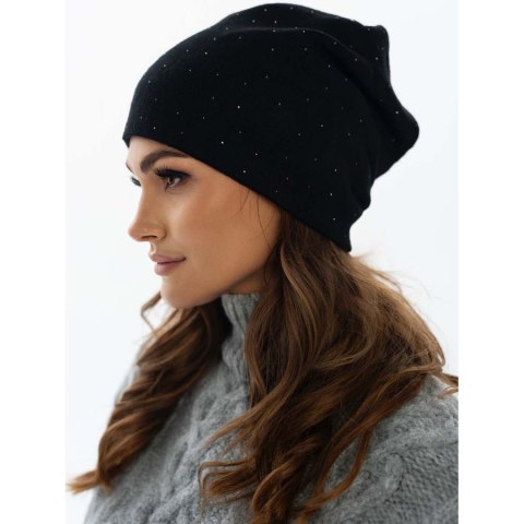 Ciepła czapka slouchy damska z kryształkami - Peterson Ciepła czapka slouchy damska z kryształkami - Peterson
